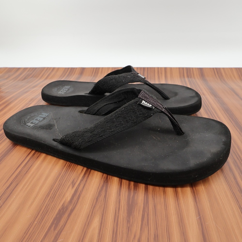 Reef Mens Black Classic Flip Flop Sandals Comfort Beach Casual Size‎ 11